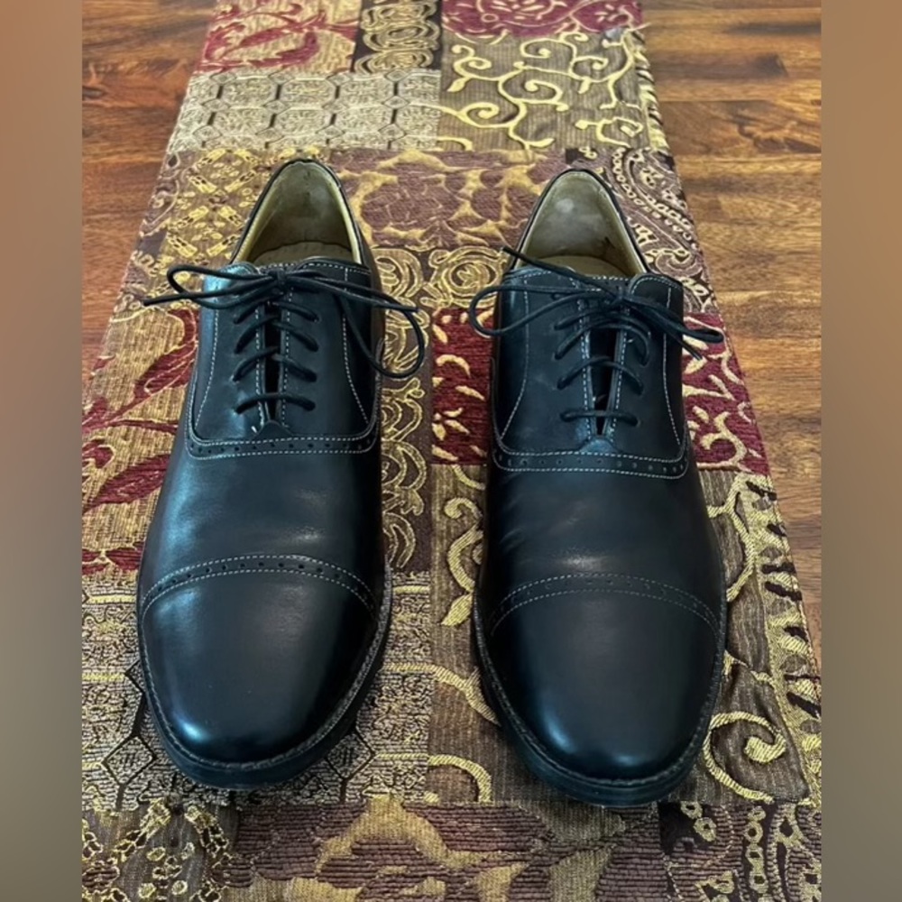 Cole Haan Oxford Cap Toe Dress Shoe Black Shoe